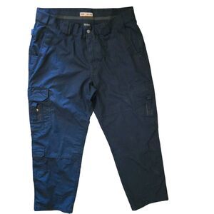 5.11 Tactical Outdoor Pants 40x32 Navy Cargo Blue Hiking Camping Gorp Core